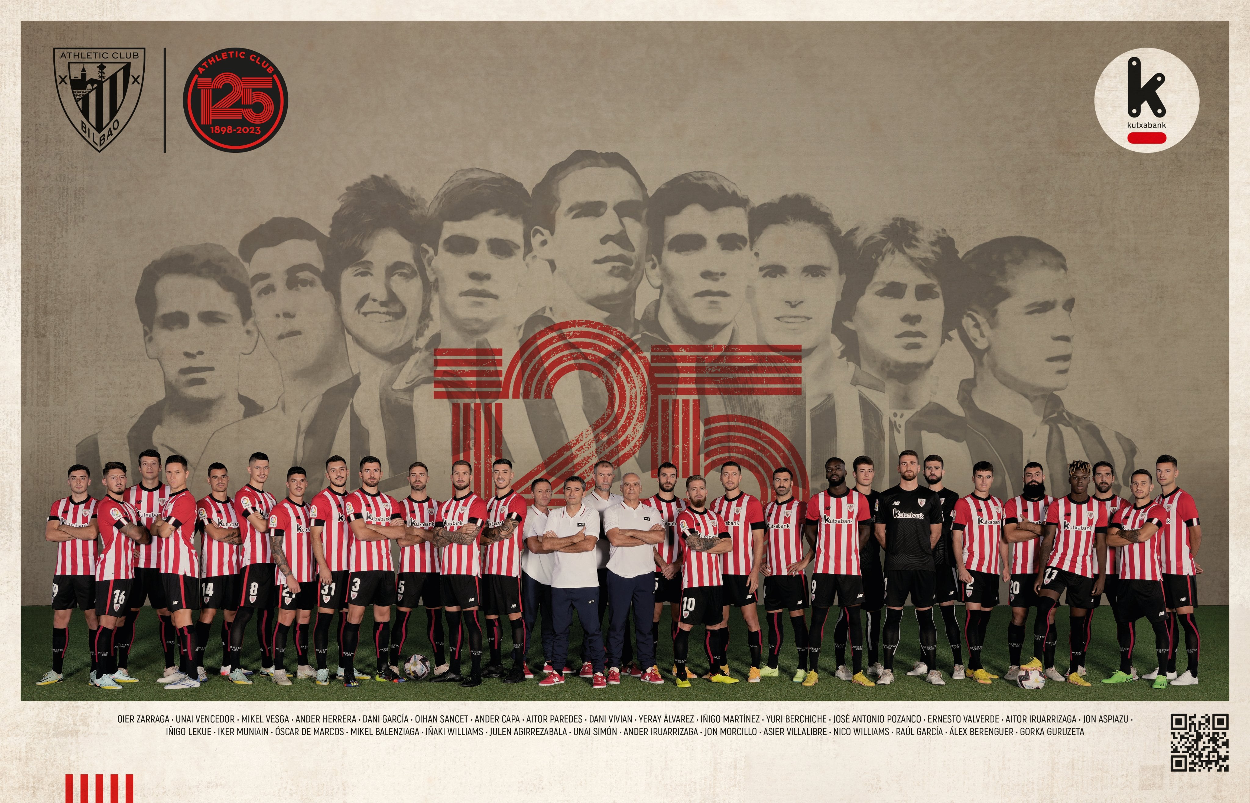 Póster especial del 125 aniversario del Athletic Club