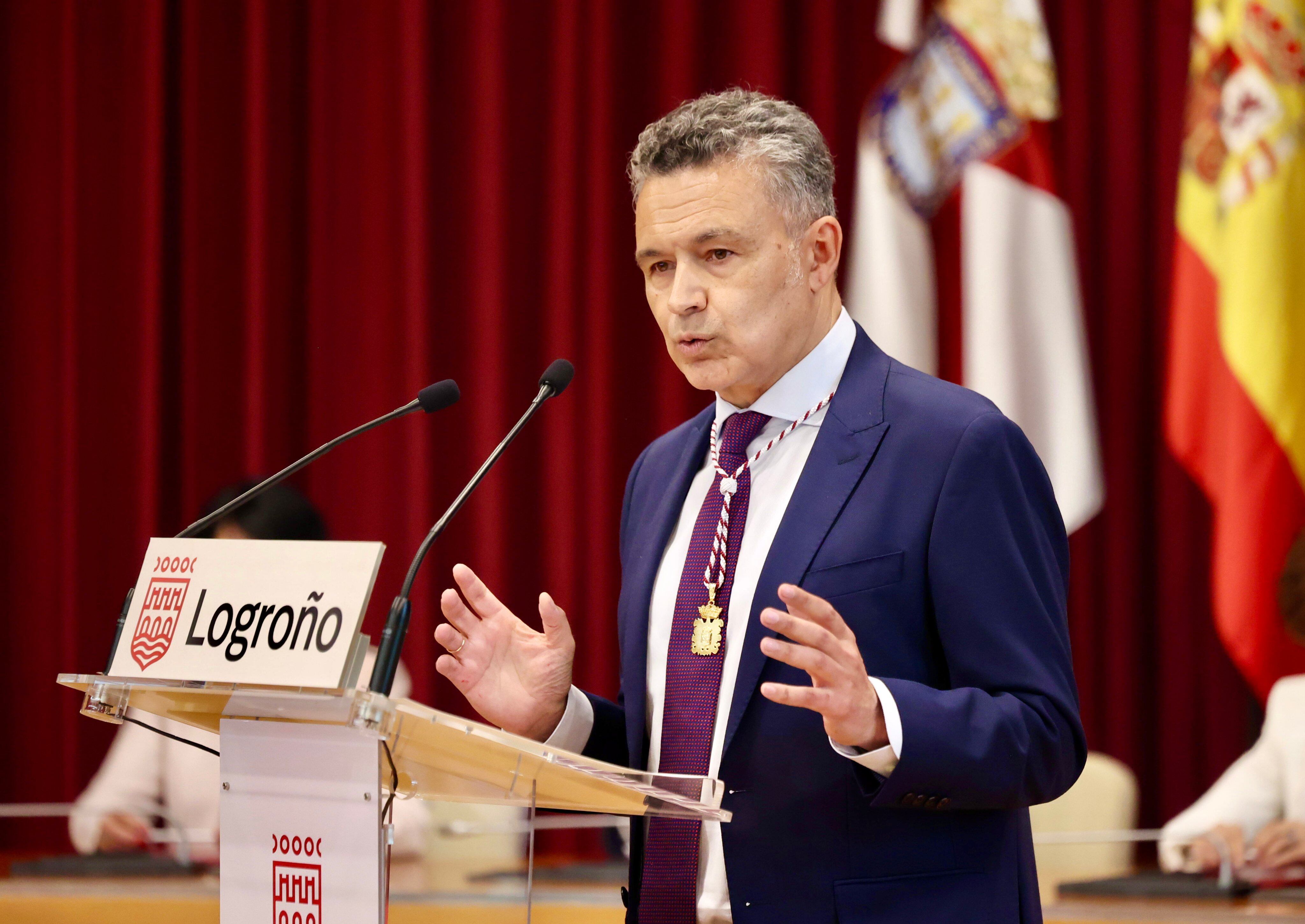 Conrado Escobar (PP) es el nuevo alcalde de Logroño (La Rioja).