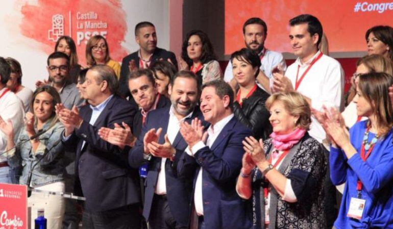 José Luis Ávalos, durante el congreso del PSOE manchego