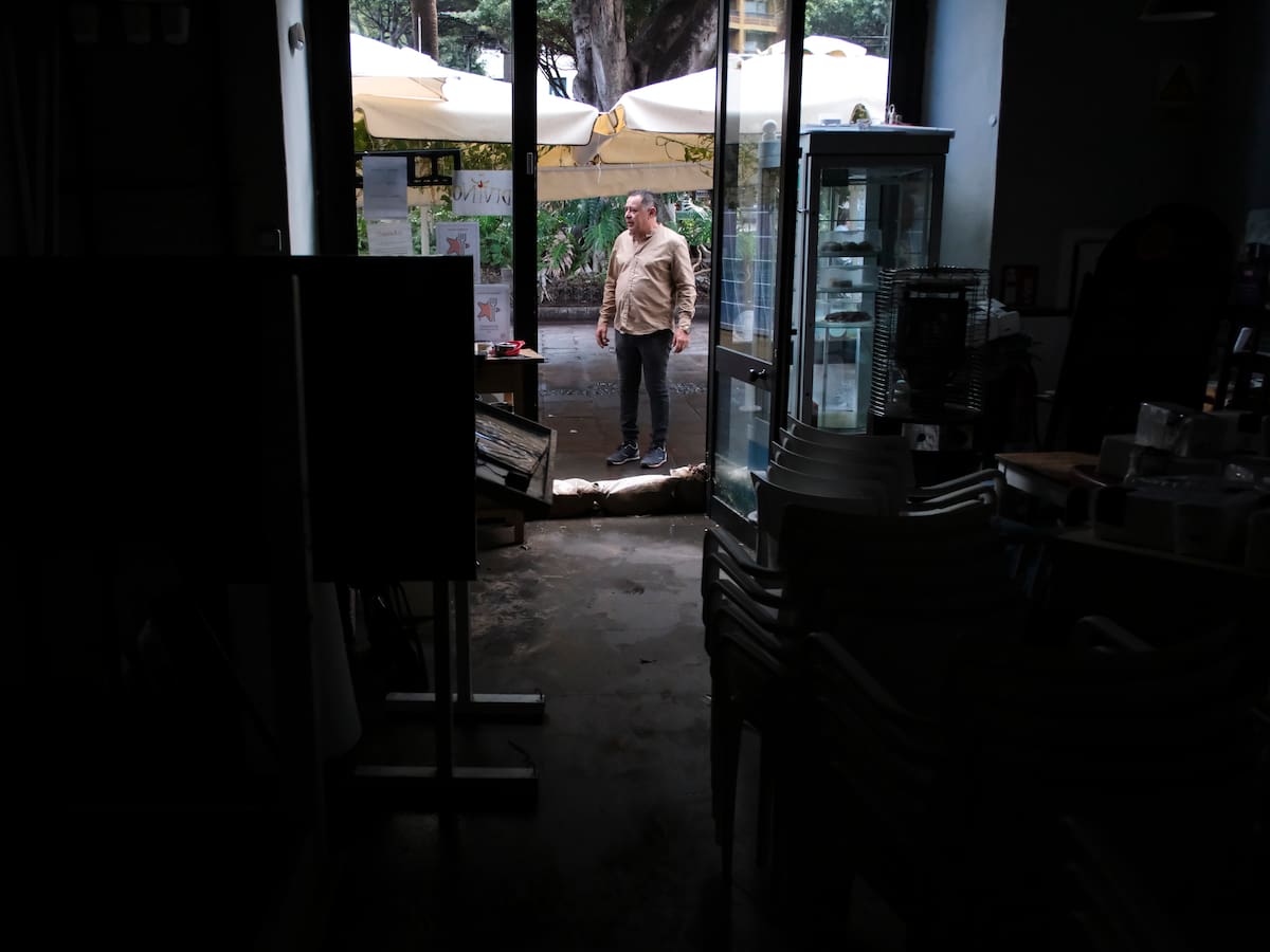 Después de Therese: cosechas perdidas y comercios anegados en Canarias