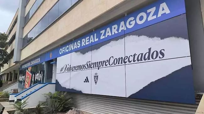 Imagen de las oficinas del Real Zaragoza