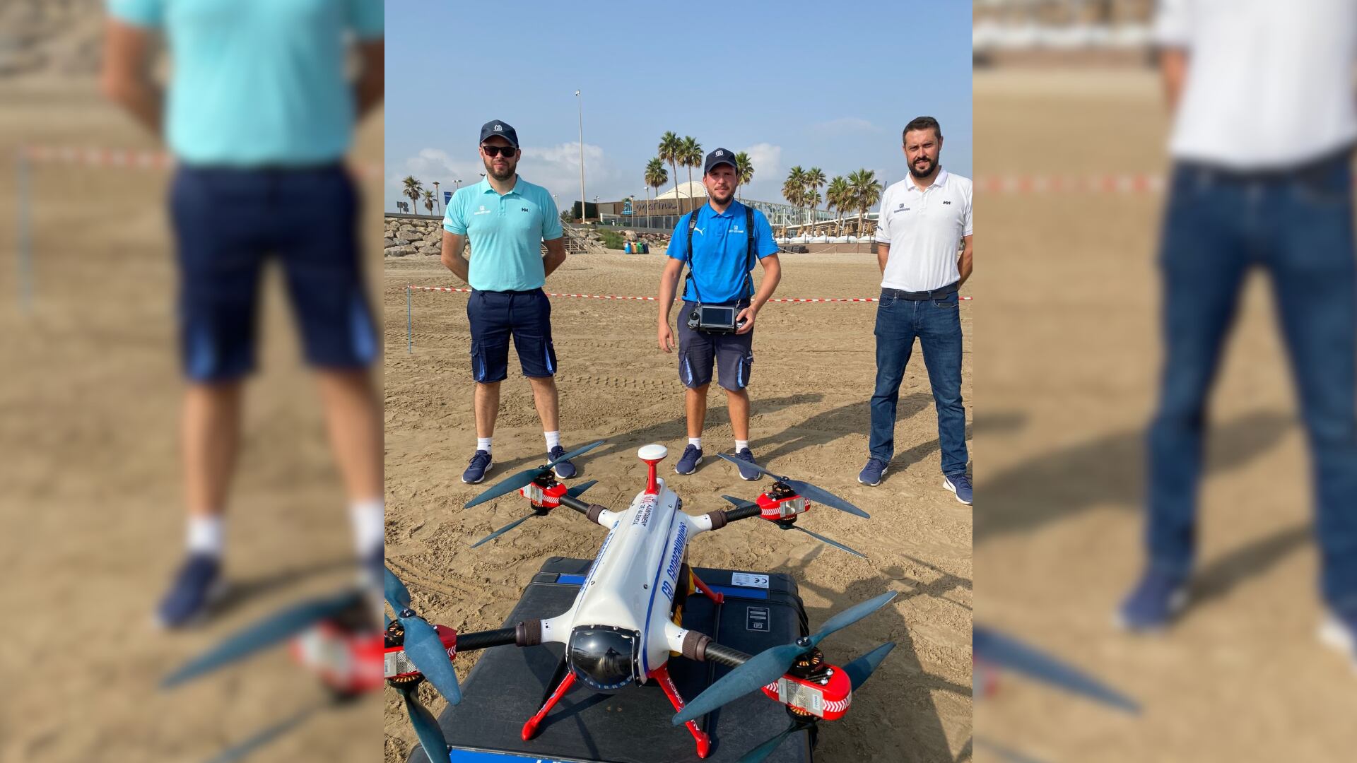 Drones para vigilar las playas de València: una experiencia piloto para evitar ahogamientos