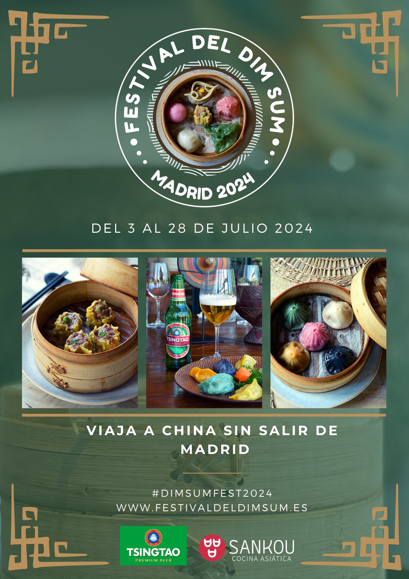 El II Festival de Dim Sum se desarrollará del 3 al 28 de julio en Madrid