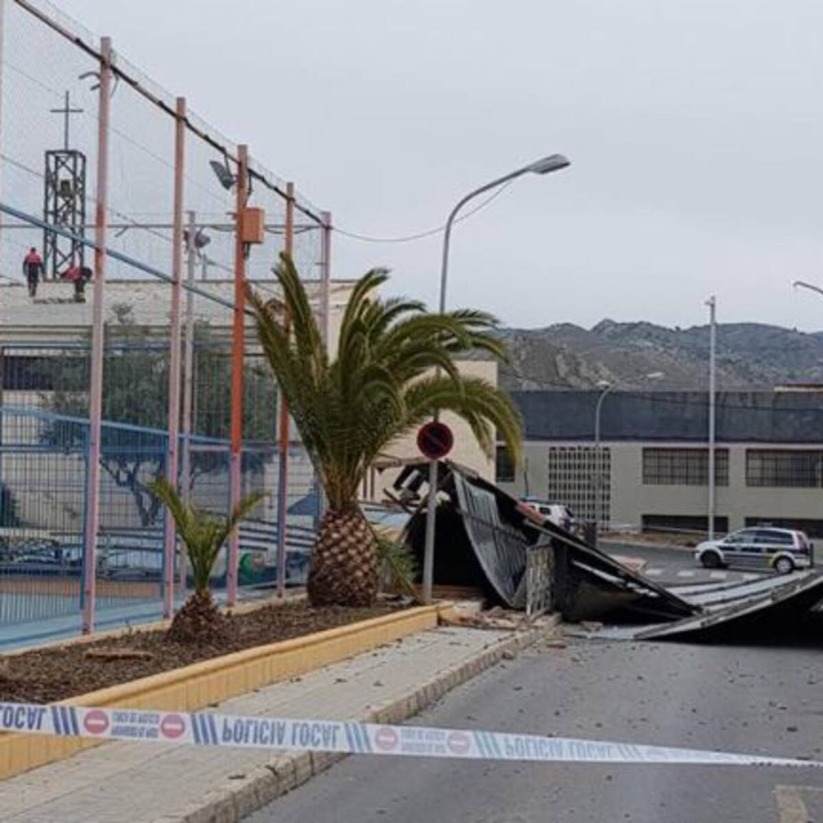 Elda y Petrer sufren este fin de semana las consecuencias del temporal de aire