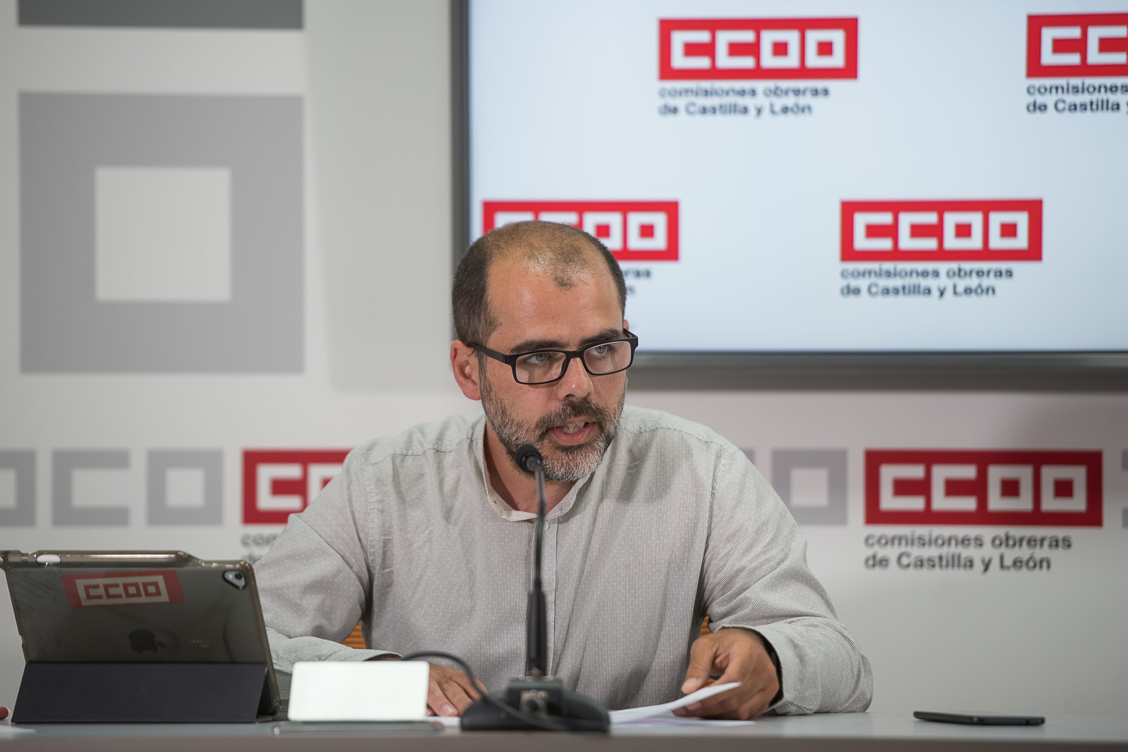 Raúl García, delegado provincial CCOO Valladolid