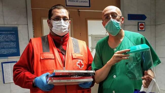 La ONG también ha donado material al hospital de Cuenca.