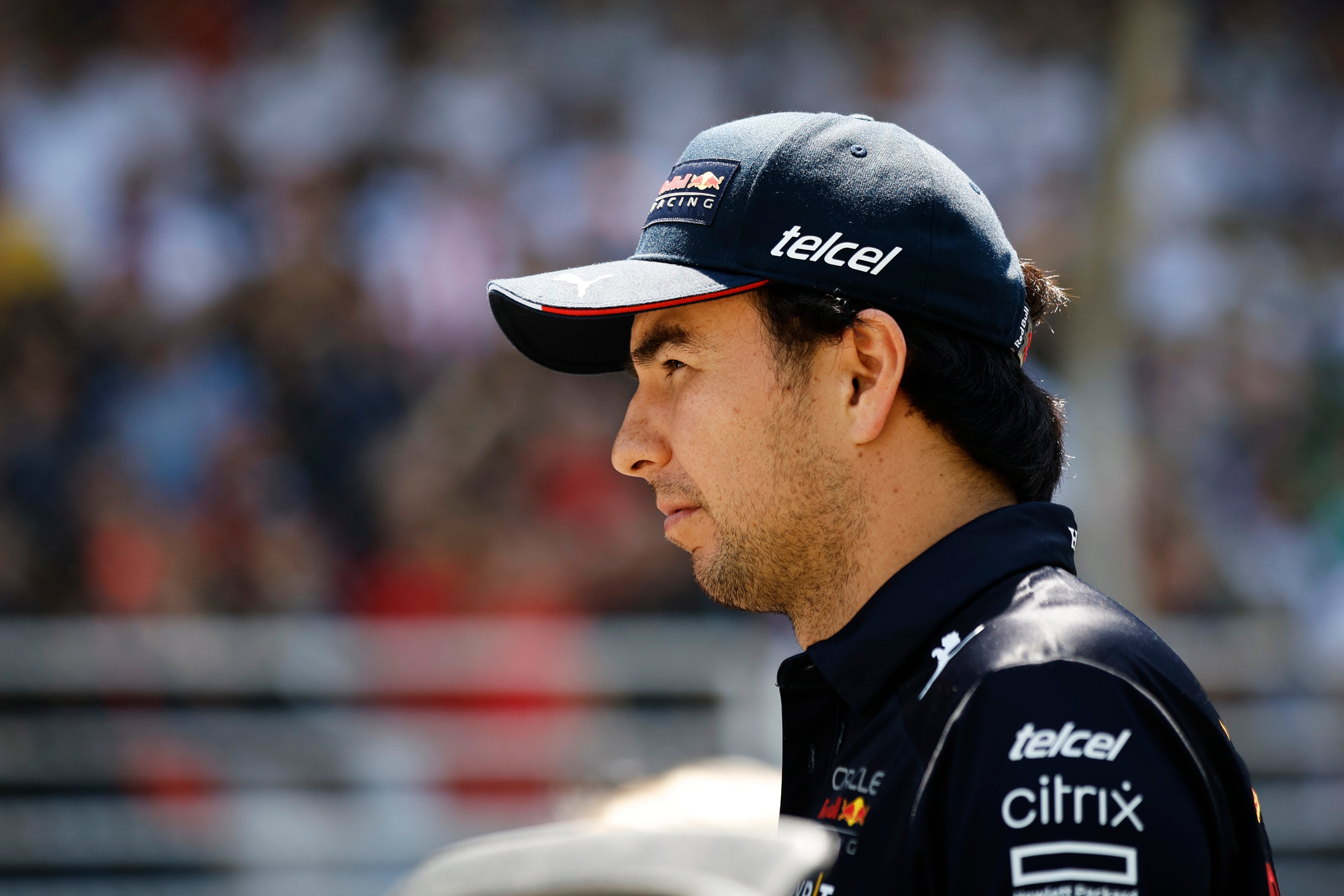 Checo Pérez en el GP de Brasil.