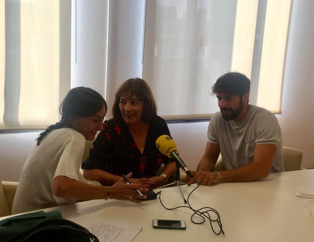 Carmen Maura y Félix Gómez, en un momento de la entrevista