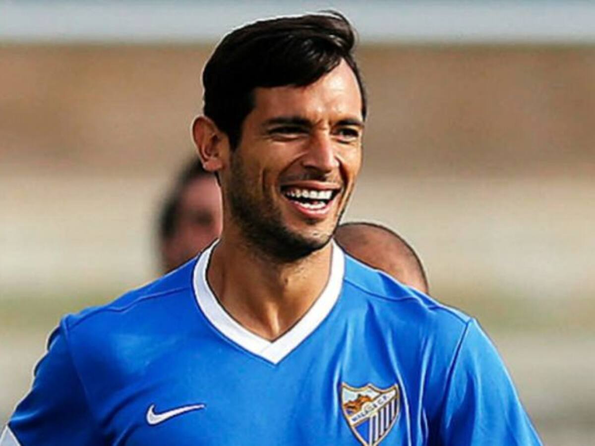 El delantero del Málaga Roque Santa Cruz