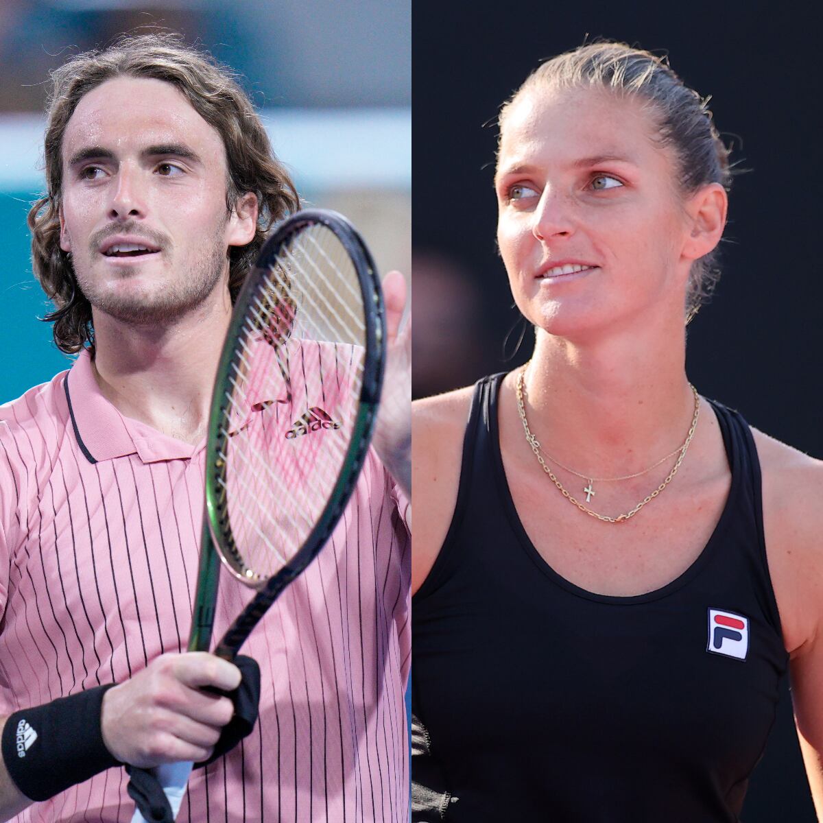 Tsitsipas y Pliskova