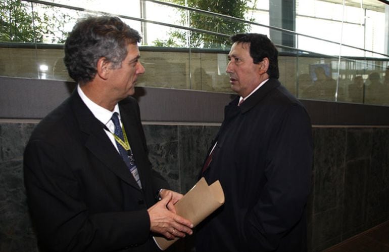 El presidente de la RFEF y el presidente del Comité de Árbitros 