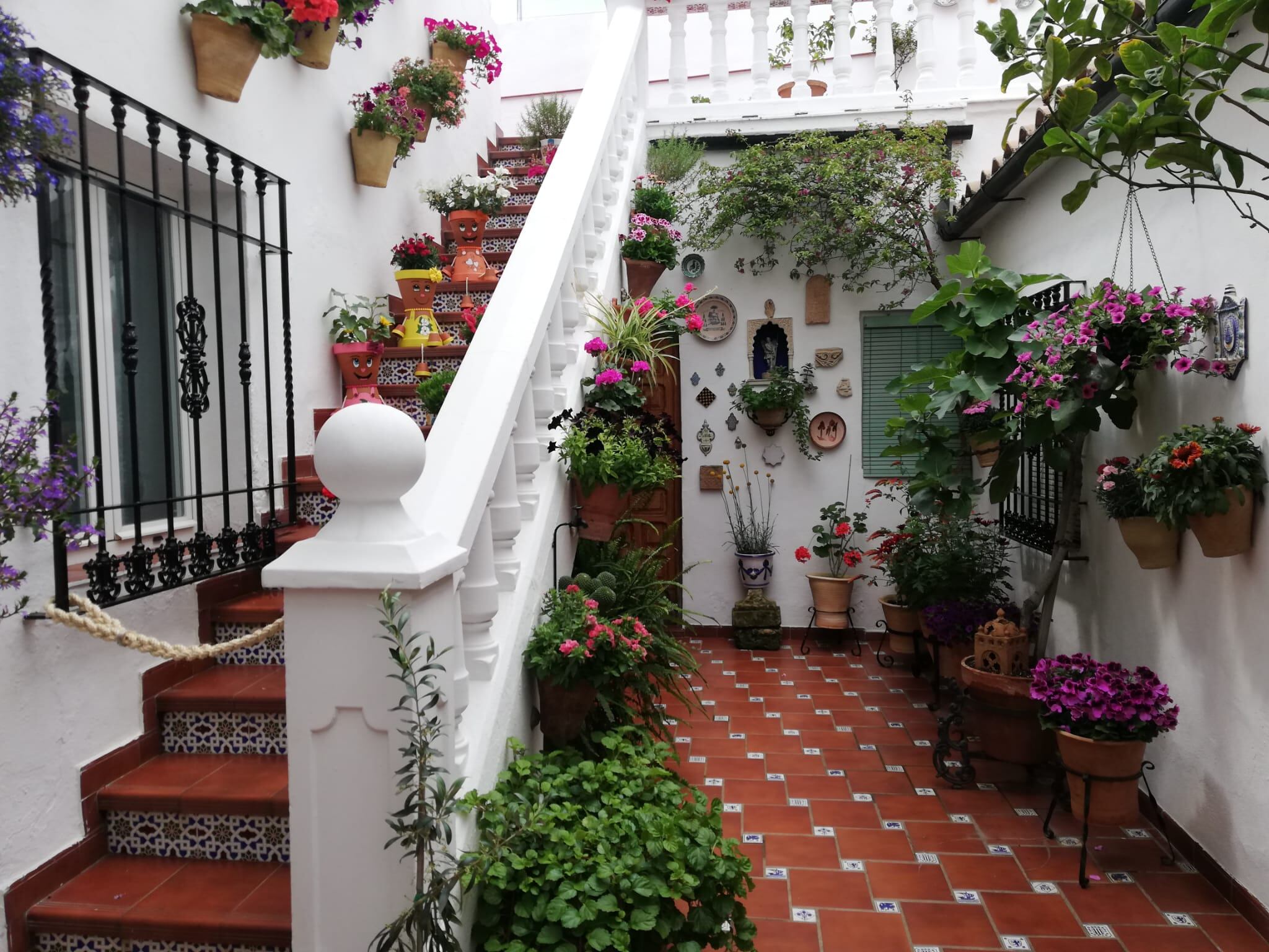 Patio de la casa numero 16 de la calle Jesús del Calvario