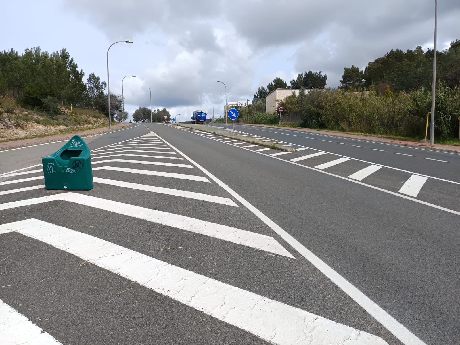 Tramo del trayecto que une Sant Antoni y Can Coix