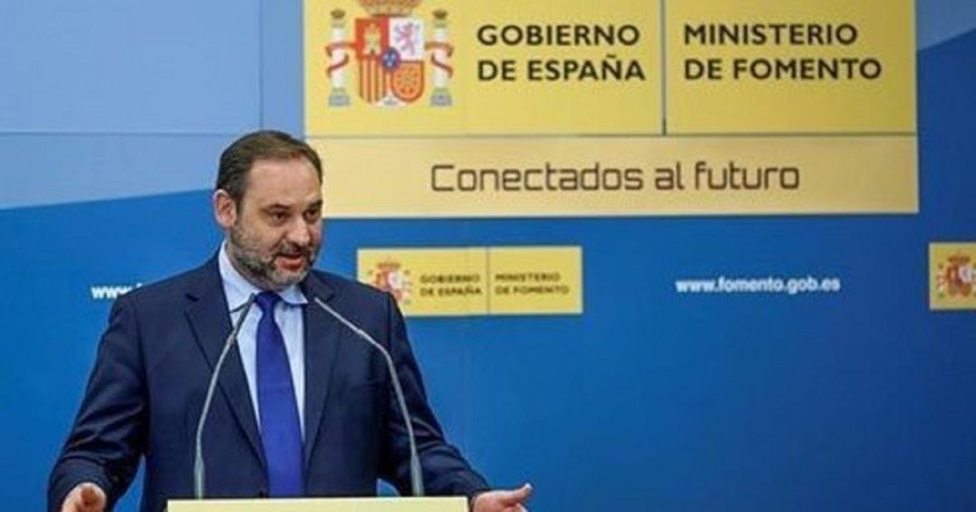 José Luis Ábalos, Ministro de Fomento en funciones