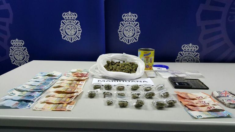 Resutado de la incautación de la policia nacional en el Taray.