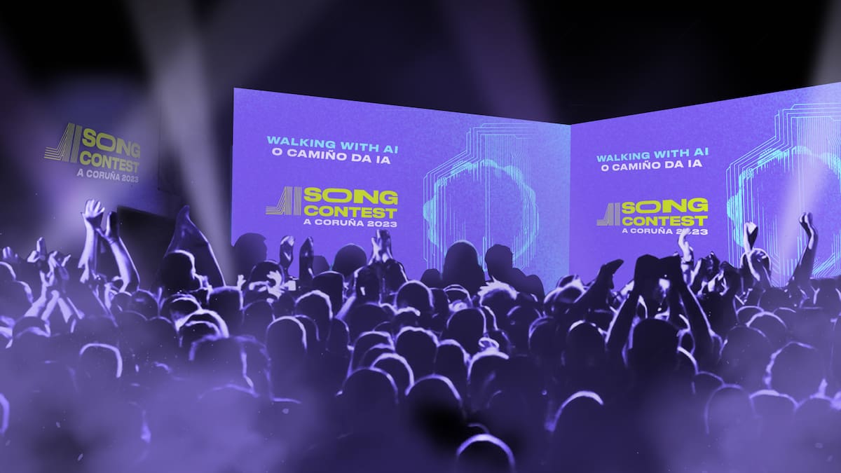 Unha recreación de Ana Kiro por IA proposta galega para a final do "AI Song Contest 2023"