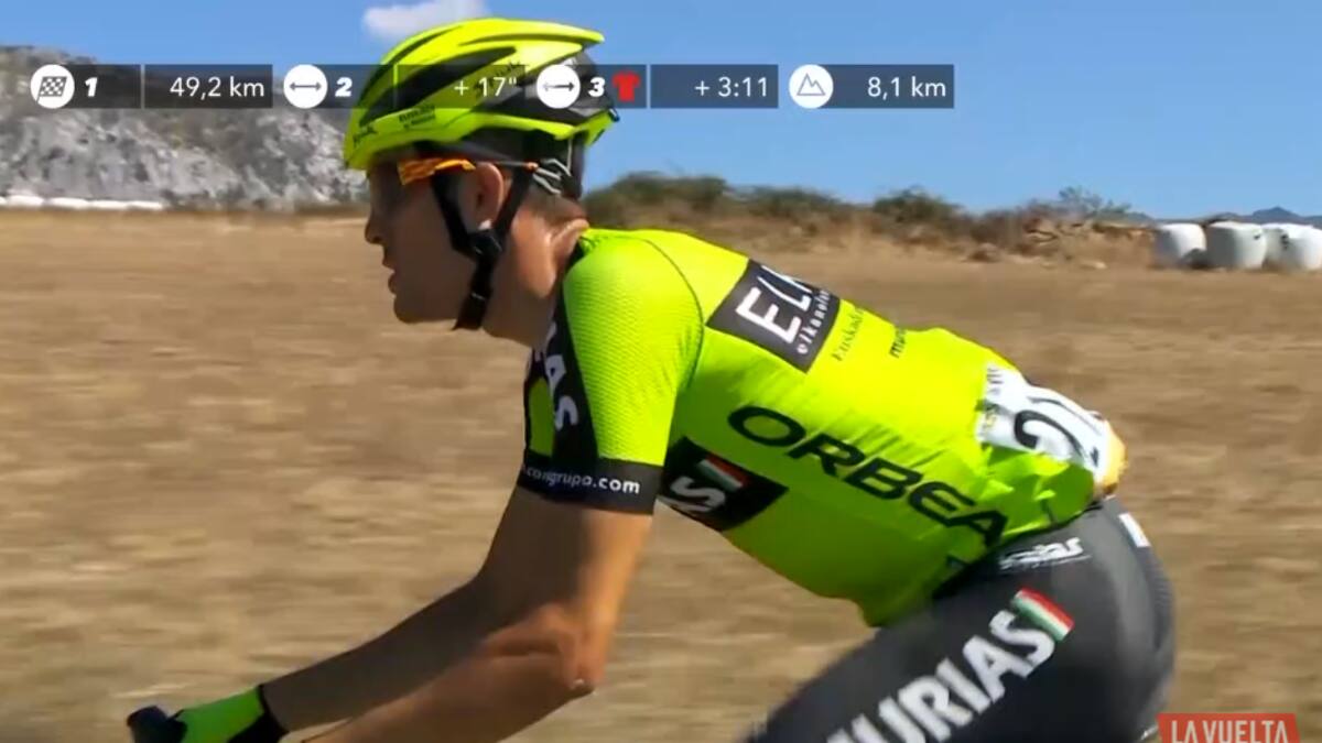 Gran etapa de Sergio Samitier en la Vuelta a España