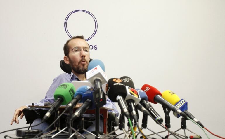El secretario de Organización de Podemos, Pablo Echenique.