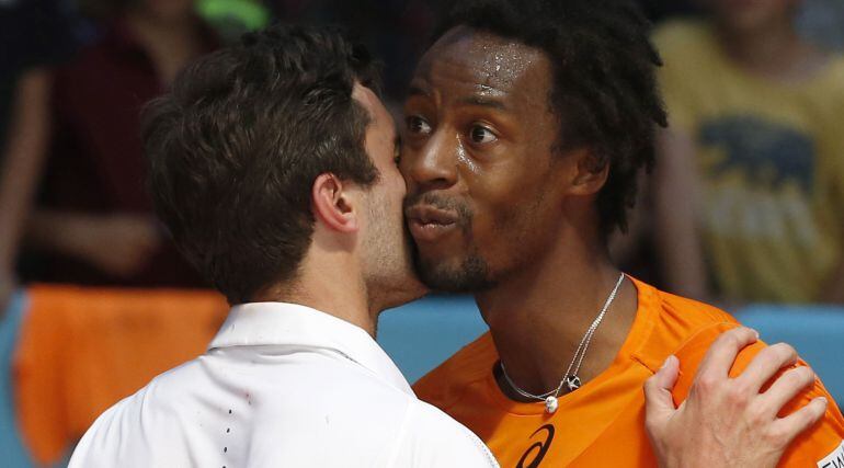 El momento en el que Simon despide a Monfils del Mutua Madrid Open