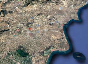 Localización de Elche (Alicante)