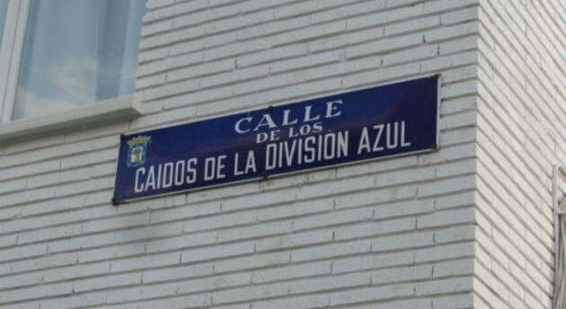 Calle de los Caídos de la División Azul en Madrid