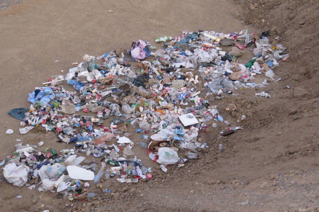 Basuras recogida en la Carretera de La Granja