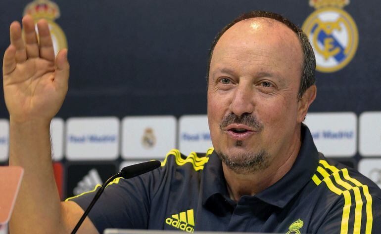 El técnico del Real Madrid Rafa Benítez.