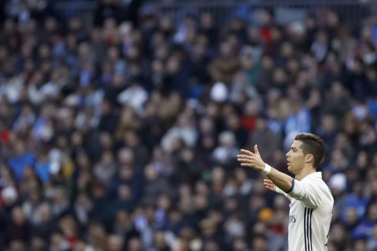 Cristiano Ronaldo, en el Bernabéu