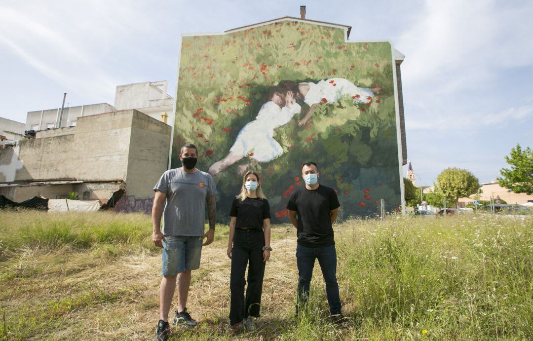Nuevo mural en la Avinguda de Les Esclaves de Alba Fabre 