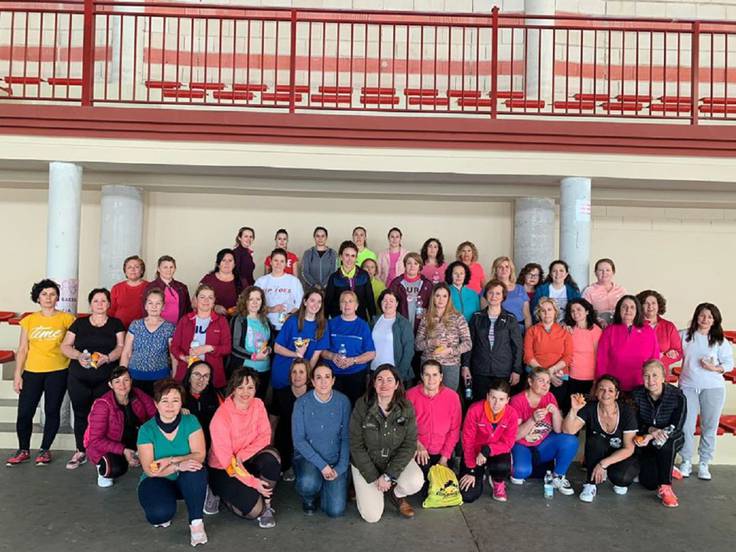 Participantes en actividades del 8M 2021 en Jódar