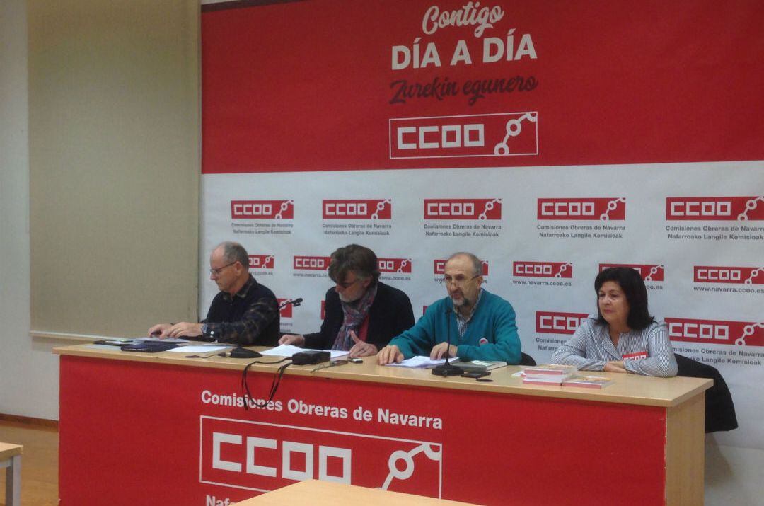 Presentación del informe de CCOO Navarra