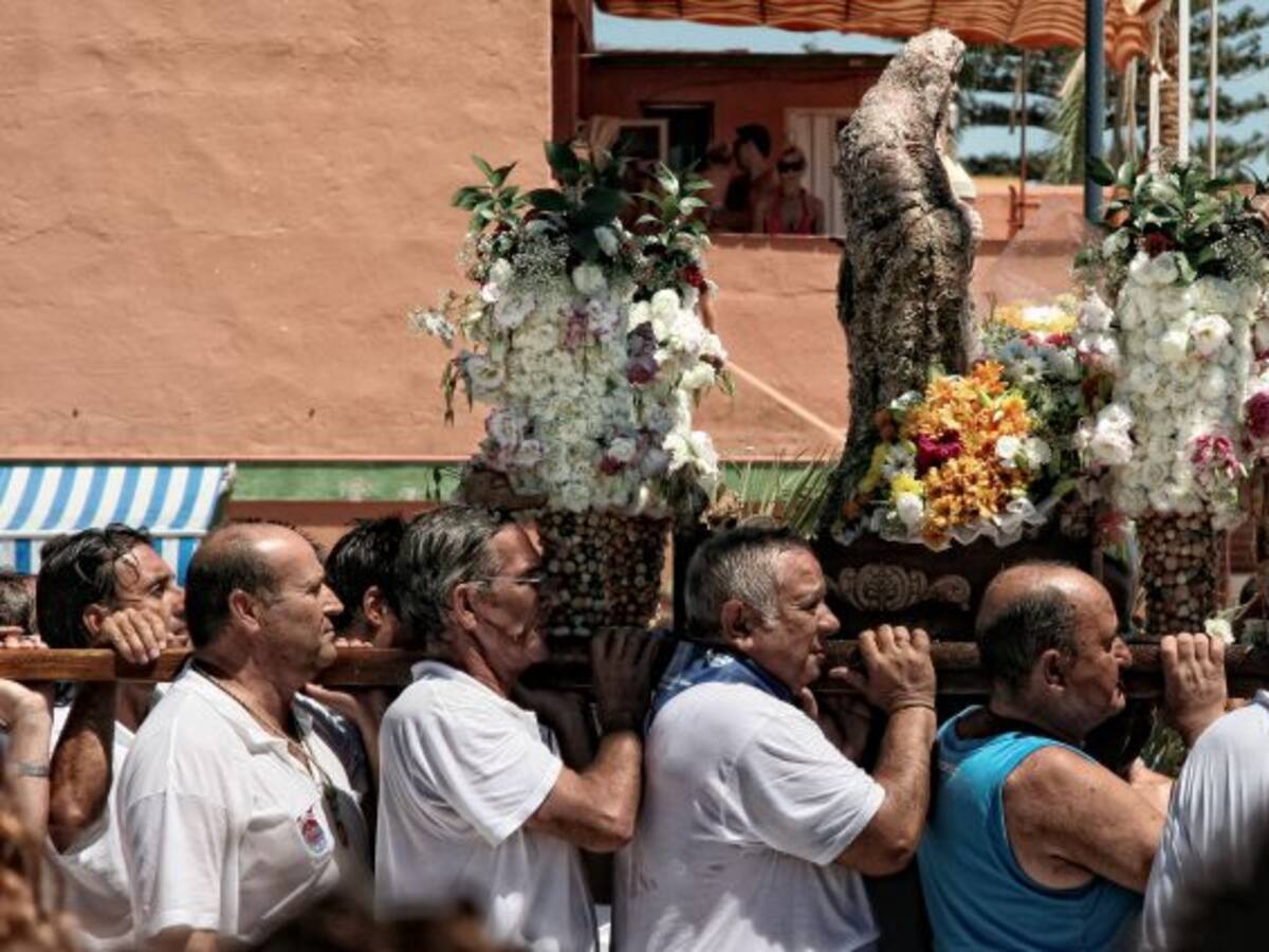 Un año más se cumple la tradición, la Virgen de la Palma ya está en el Rinconcillo