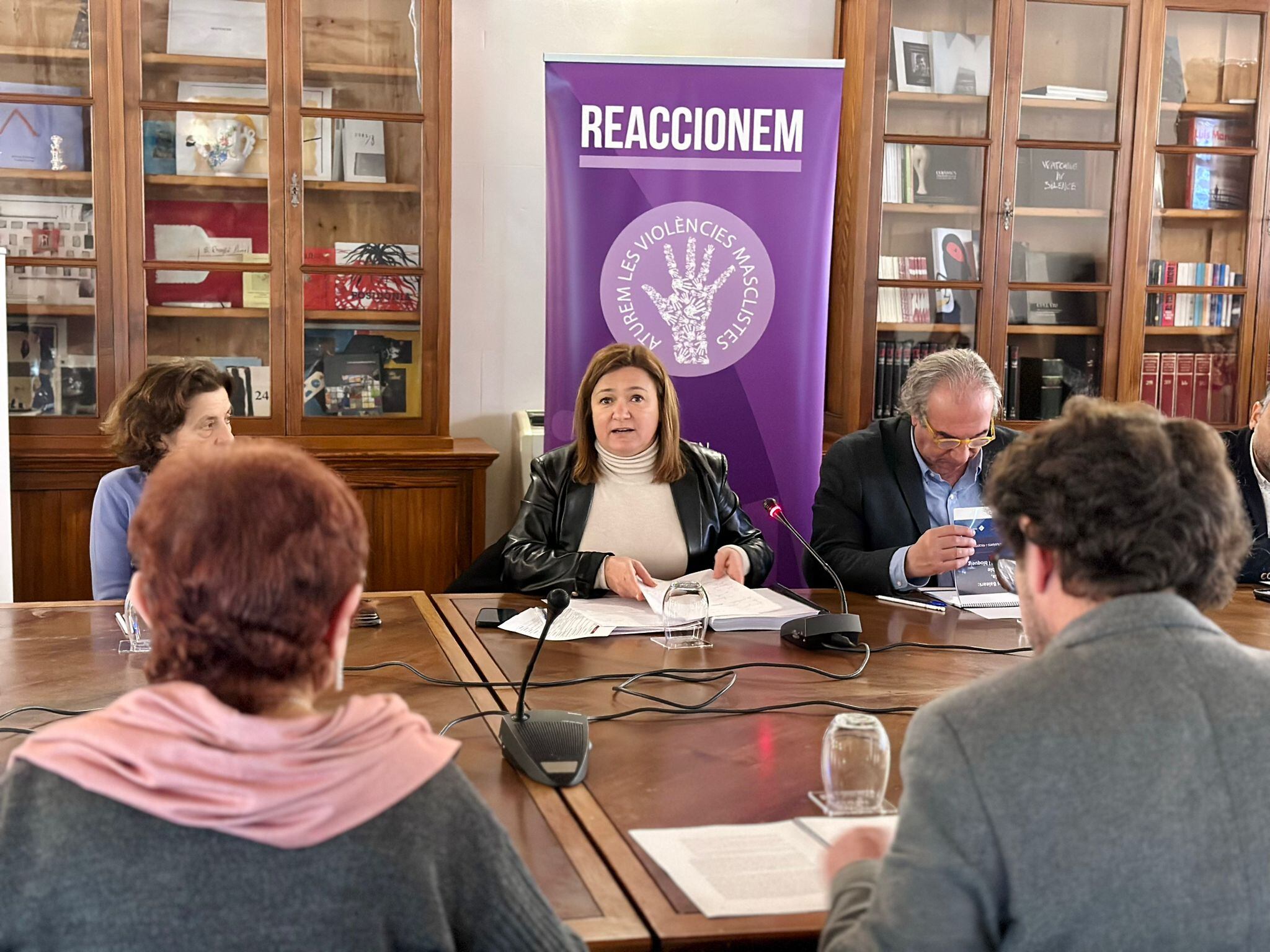 Un momento durante la presentación del estudio