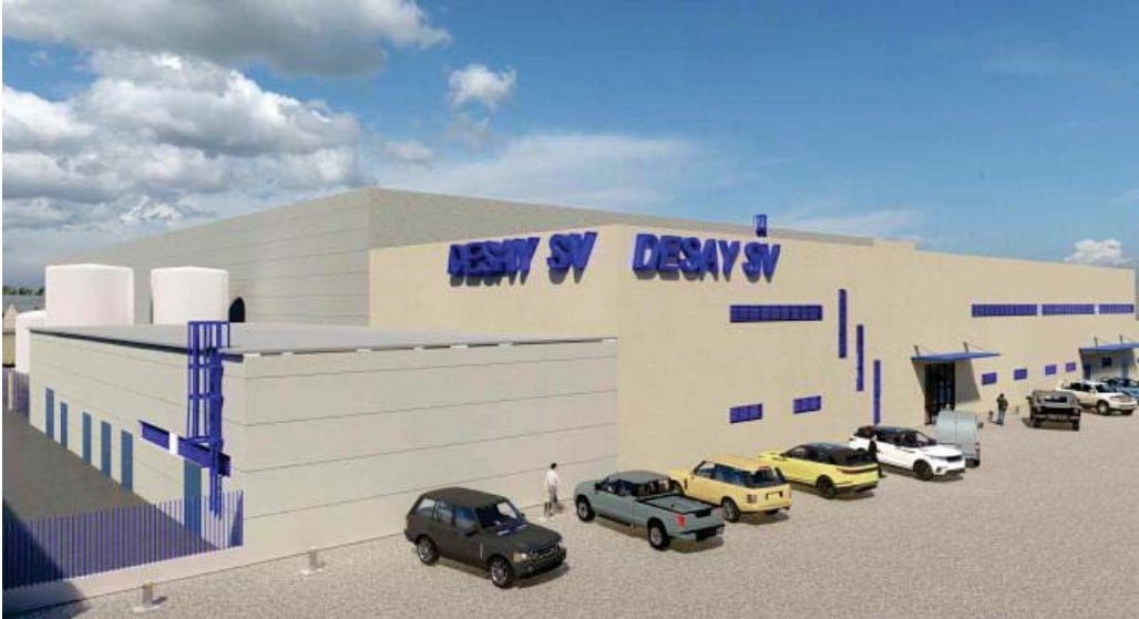 Ilustración del proyecto de nave de Desay en Linares.