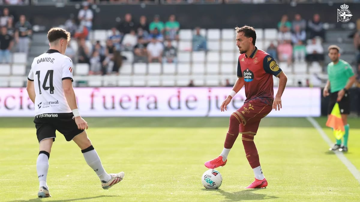 El Dépor suma en Burgos, pero deja escapar una victoria clave en la lucha por el ascenso directo