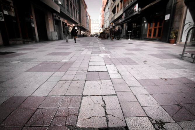 La calle San Prudencio de Vitoria