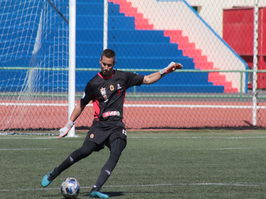 Ruymán en la Ciudad Deportiva Lanzarote.