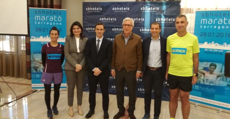 Imatge de l'acte de presentació de la SB Hotels Marató de Tarragona.