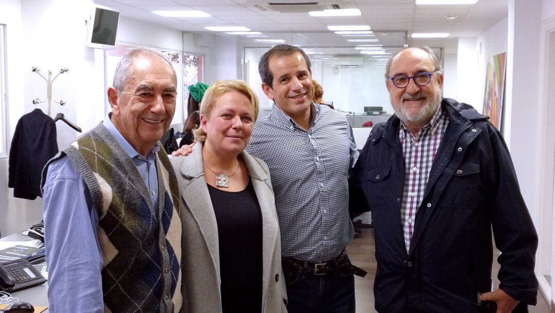 Cecilio Nieto, Mar Esquembre, Carlos Arcaya y Luis Jurado