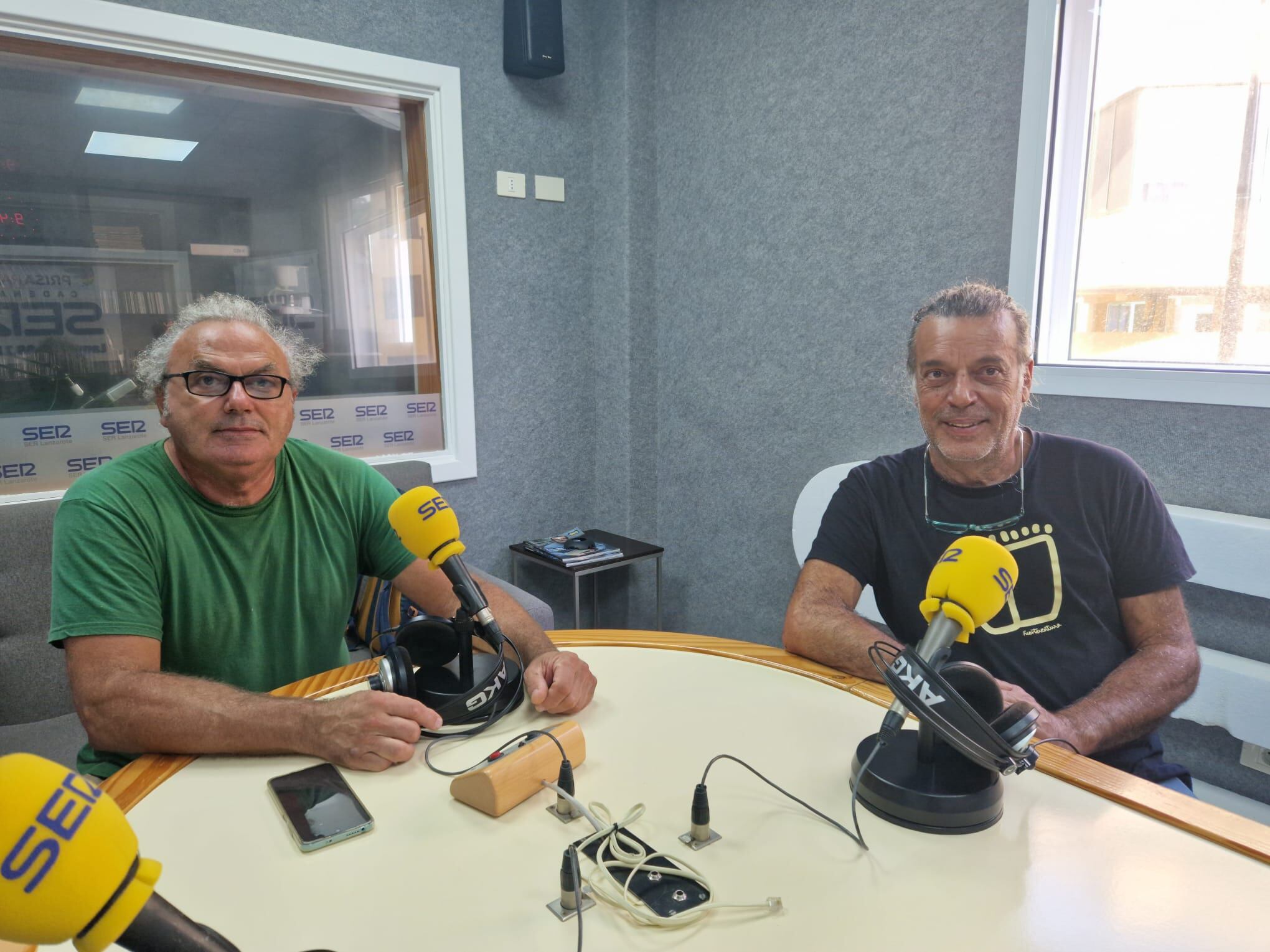 Isidro Pérez, gerente de la Cooperativa REFLOTA y Eduardo Franquiz, consultor medioambiental.