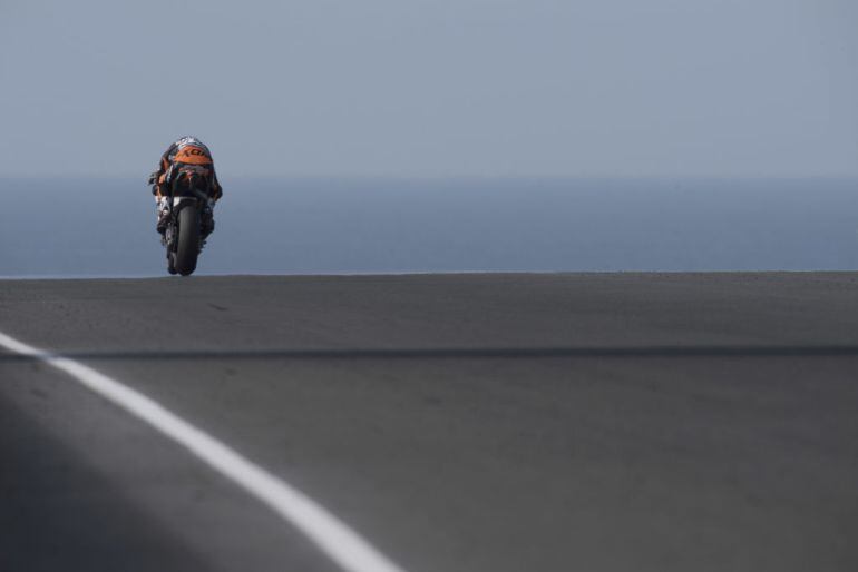 El piloto de Red Bull KTM durante los test en Phillip Island.