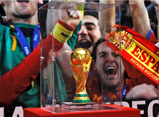 La Copa del Mundo, exhibida en Madrid