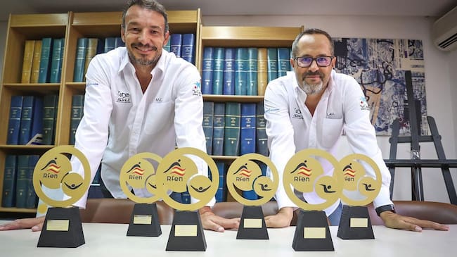 Iván Franco y Luismi Sánchez, técnicos del jerez Máster