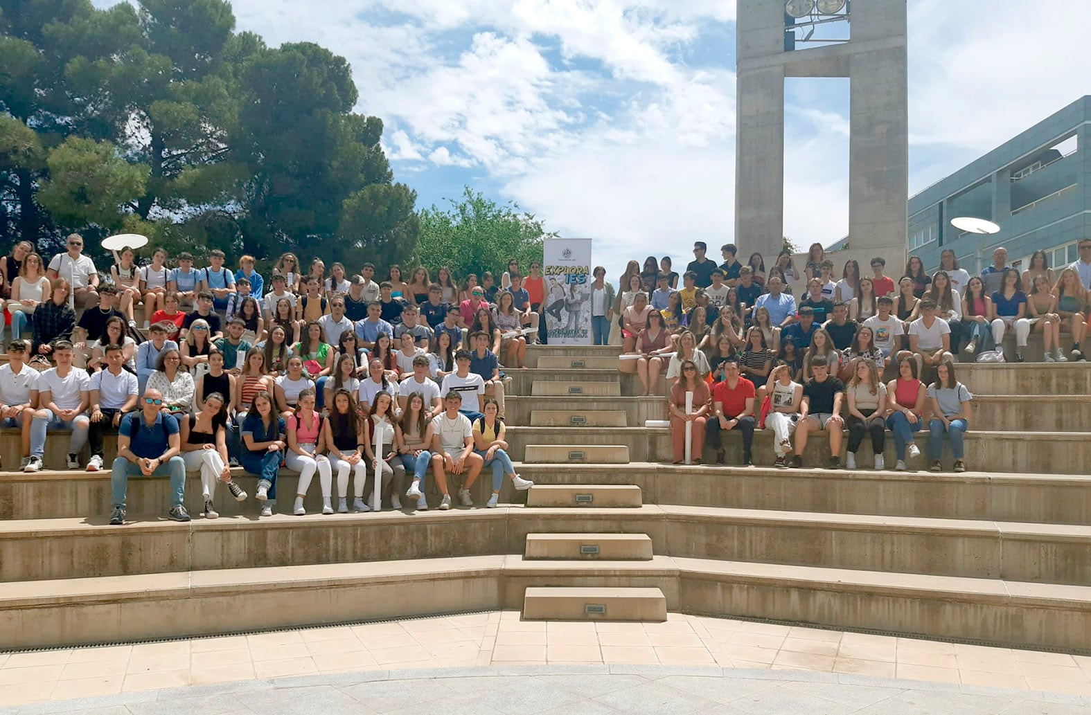 Algunos de los alumnos participantes en el Explora-IES