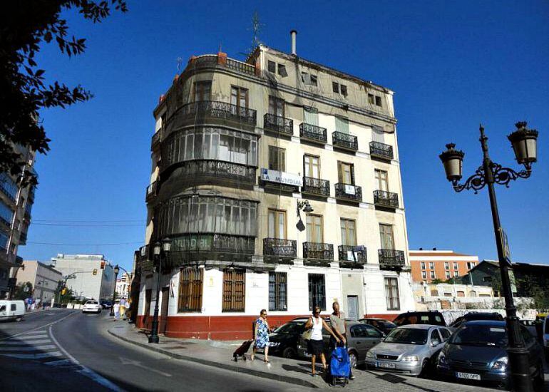 Edificio de La Mundial en Hoyo Esparteros (Málaga)