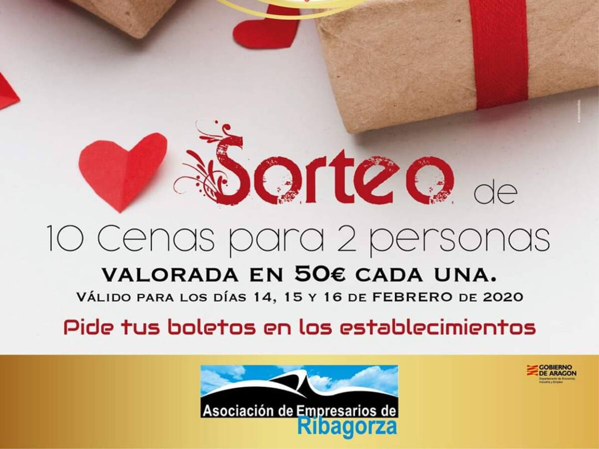 La AER sortea 10 cenas para celebrar San Valentín