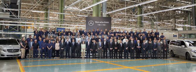 Presentación de las nuevas furgonetas de Mercedes