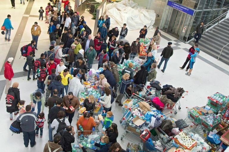 Imatge de refugiats sirians