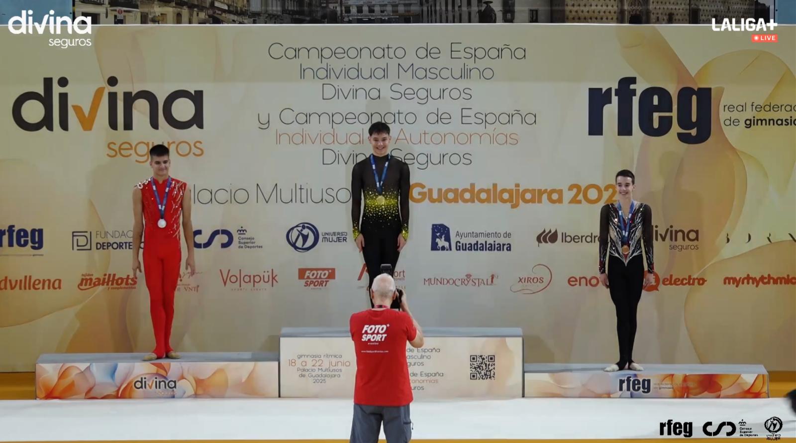 Iván Luna en el Campeonato de España