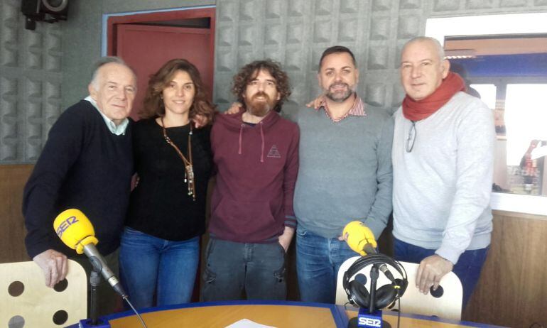 Julio Herranz, Luciana Aversa, Alberto Ferrer, Joan Miquel Perpinyà y Nacho Lahuerta